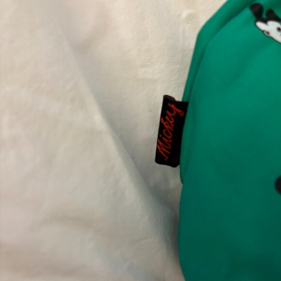 Forever 21 x Disney Mickey Mouse Print Mini Backpack Sling Bag Green - Picture 5 of 7